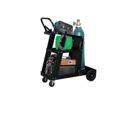 Industrial Grade MIG Welding Machine with Housing Trolley and Linde Cylinder